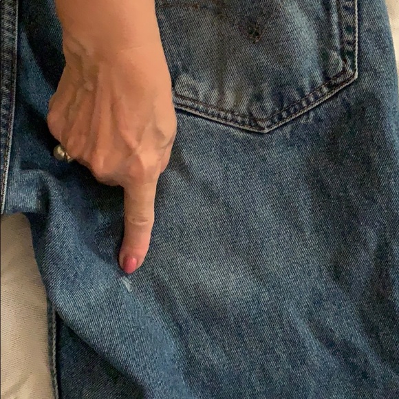 Levi’s Strauss 505 straight leg blue denim jeans - Picture 7 of 8